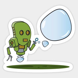 Bubble Blower Sticker